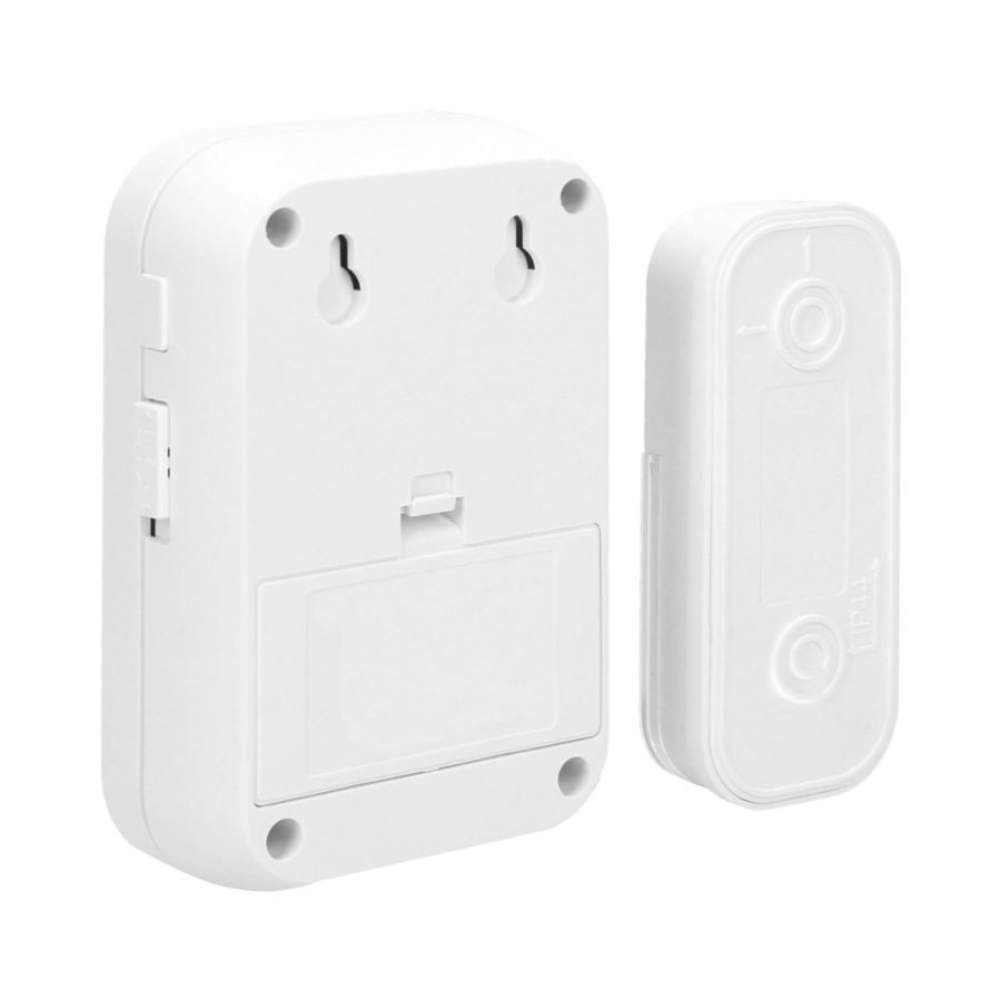 FADO DC wireless, battery powered doorbell with learning system, 36 sounds, 80m